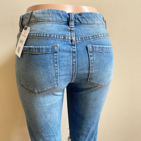 BlankNYC Skinny Classique Distressed Ripped Jeans 28 Waist - Picture 13 of 16